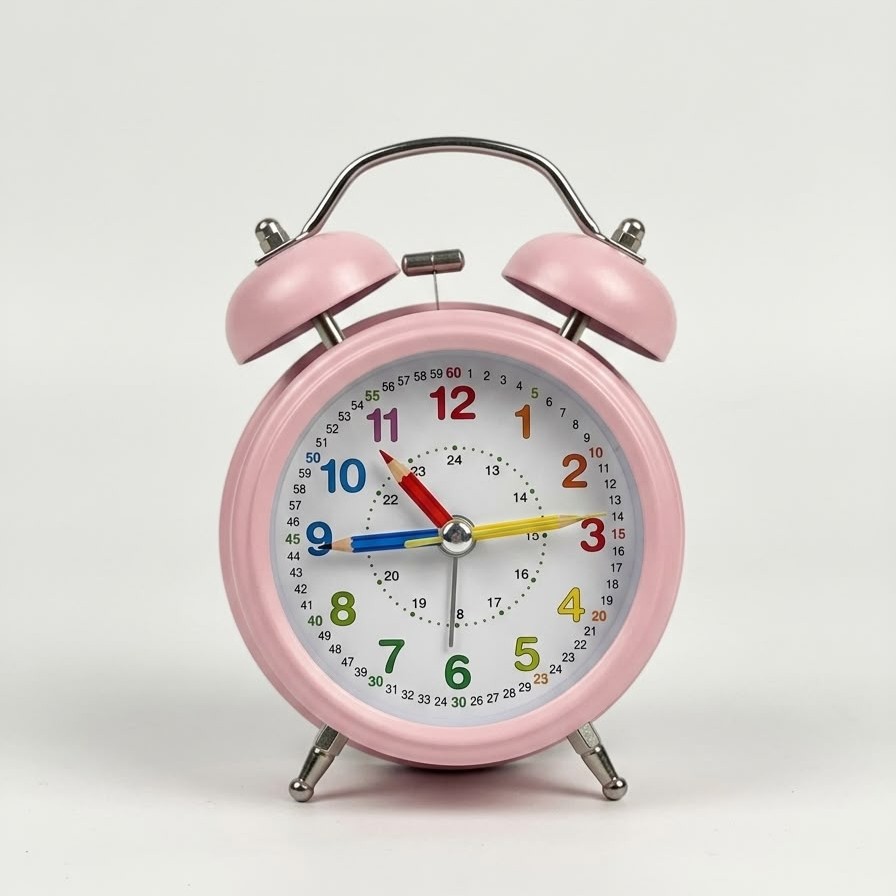 WhatsApp Image 2026-06-19 at 4.05.55 PM (5) Twin Bell Alarm Clock 5inch - Image 1
