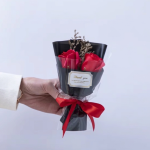 Gift Mini Bouquet Artificial Rose Double Rose